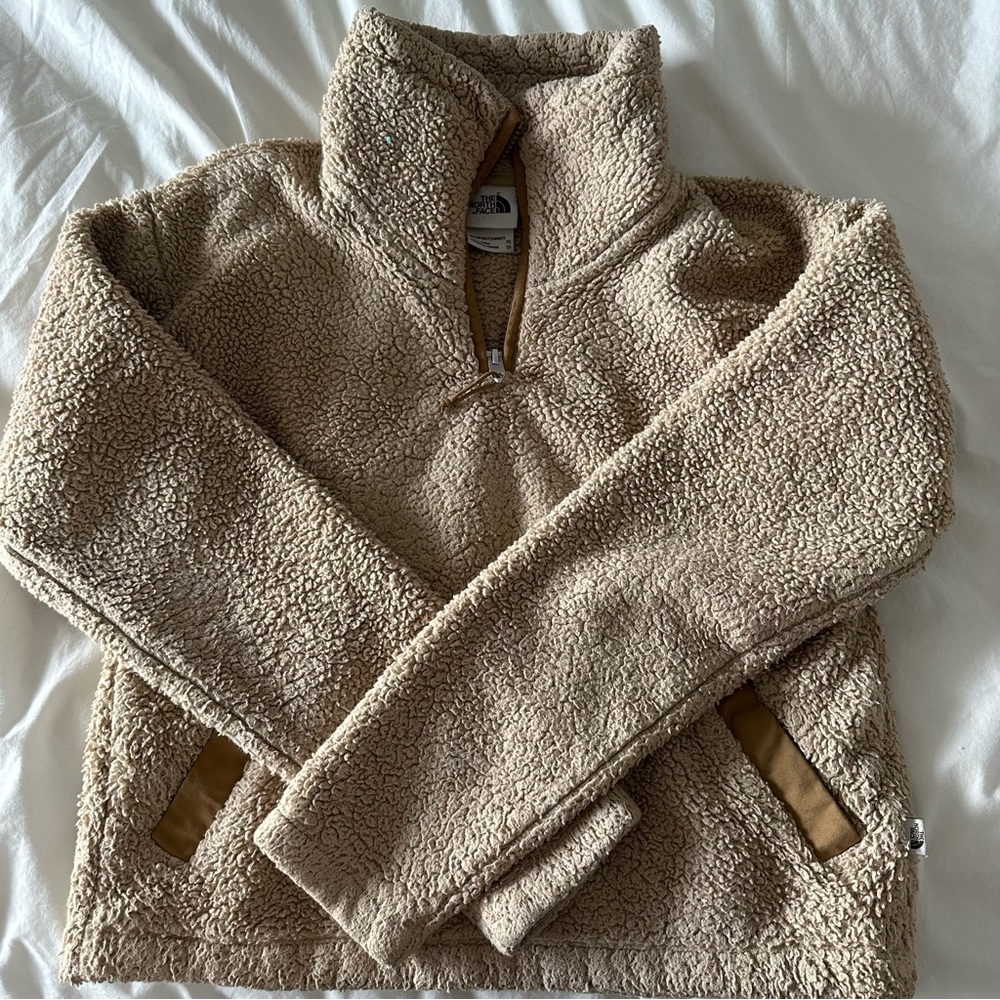 The north face fleece sweater